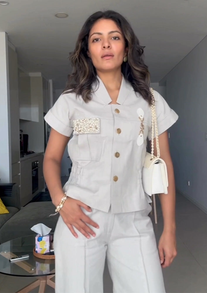Women wearing stylish shirt with pant 
