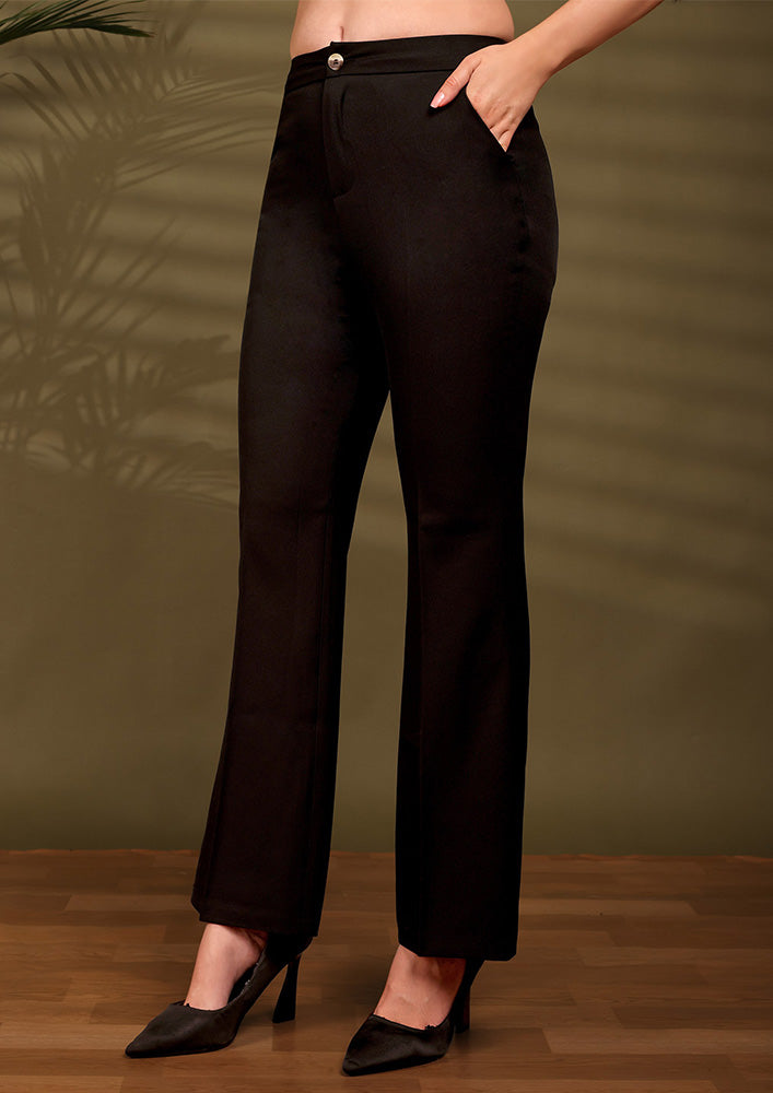 Black And White Blazer And Pants Set