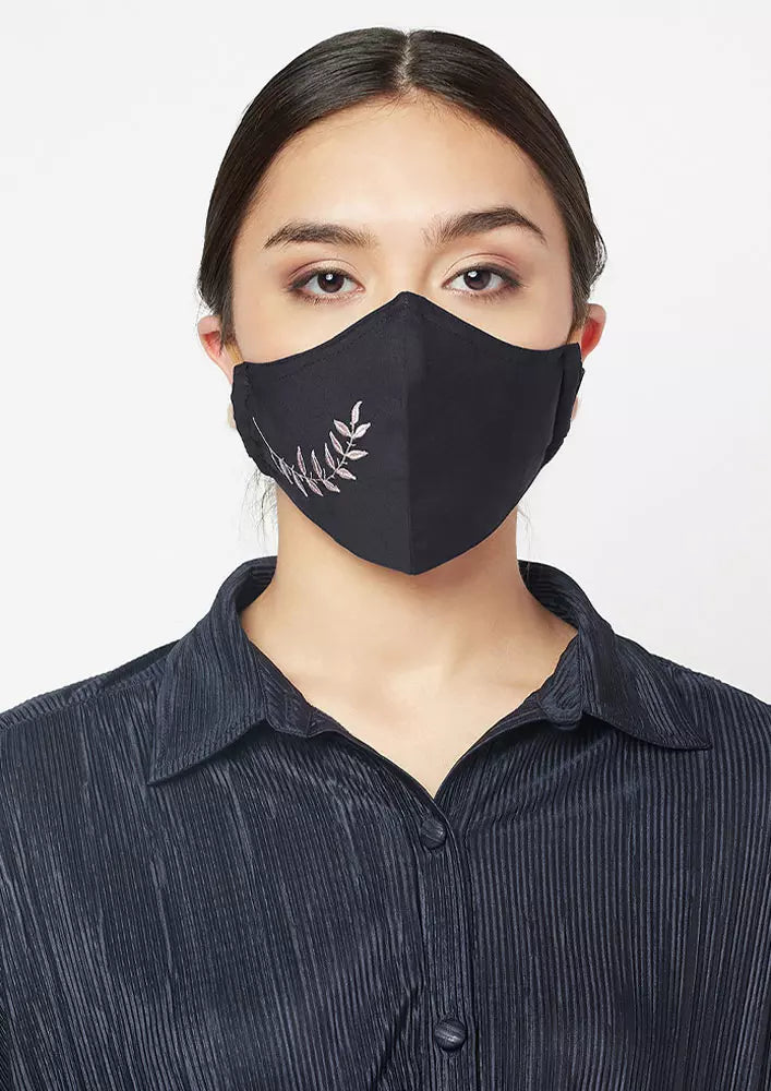 Embroidered Classy Face Mask