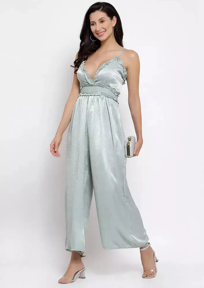 Wide Leg Casual Jumpsuit IKI CHIC Private Ltd