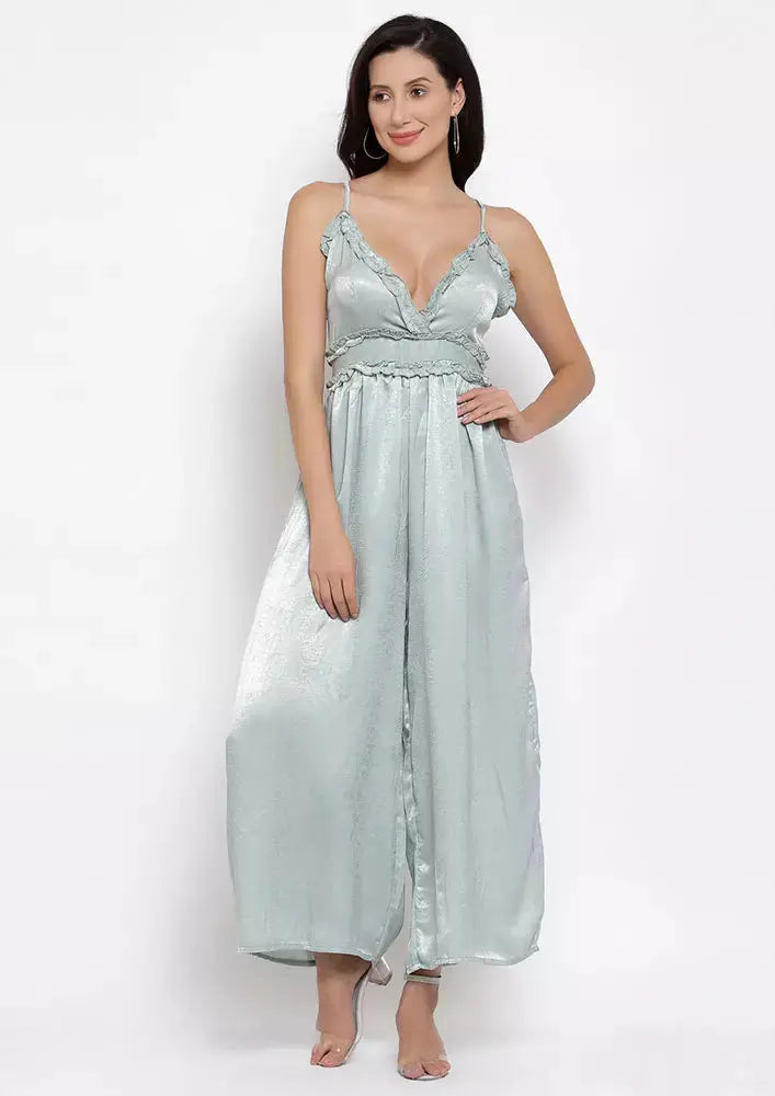 Wide Leg Casual Jumpsuit IKI CHIC Private Ltd