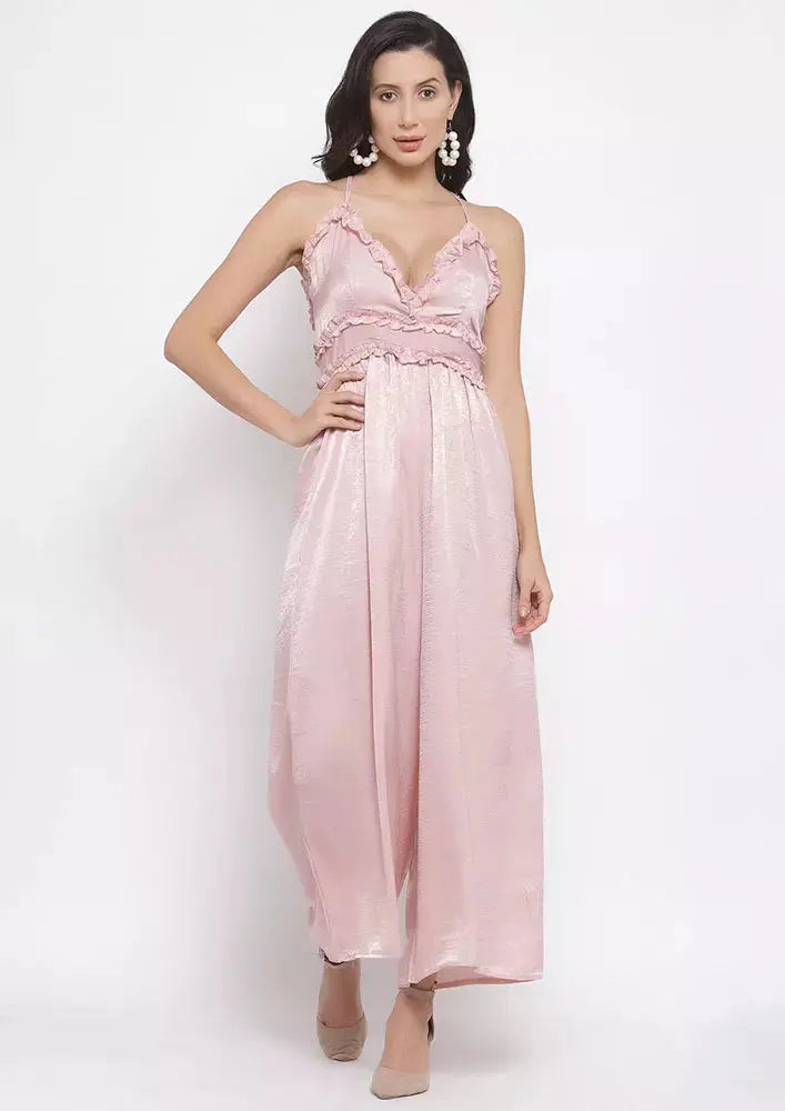 Wide Leg Casual Jumpsuit IKI CHIC Private Ltd