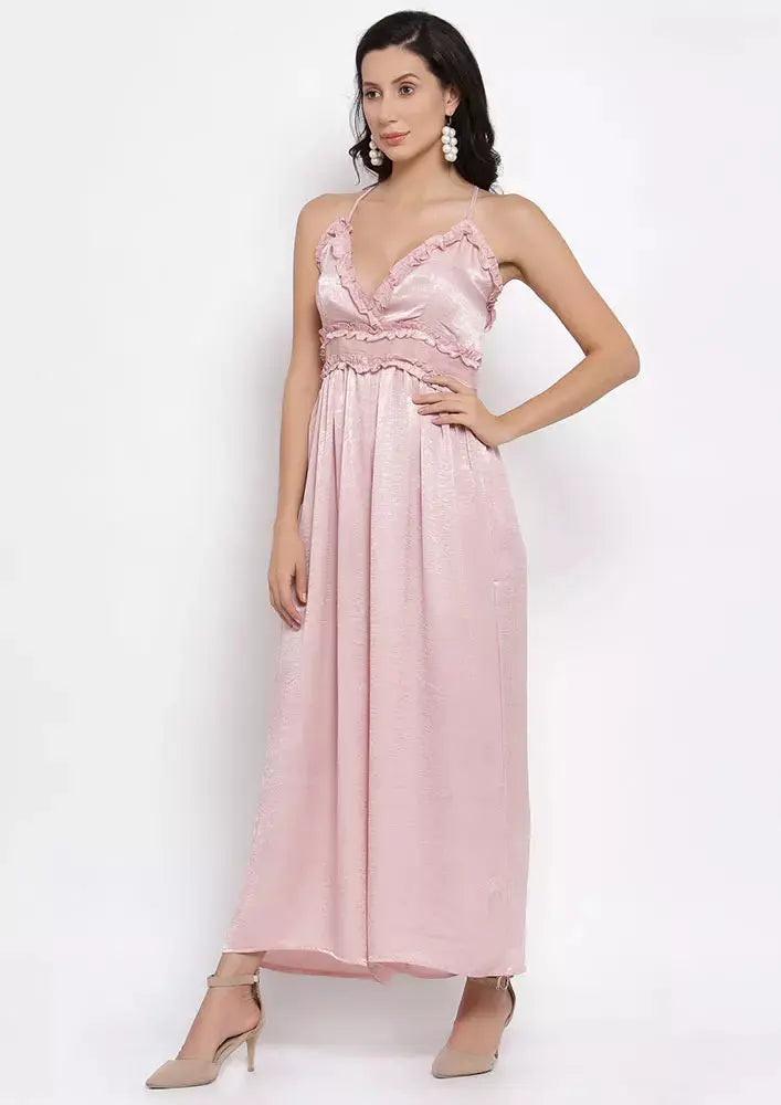 Wide Leg Casual Jumpsuit IKI CHIC Private Ltd