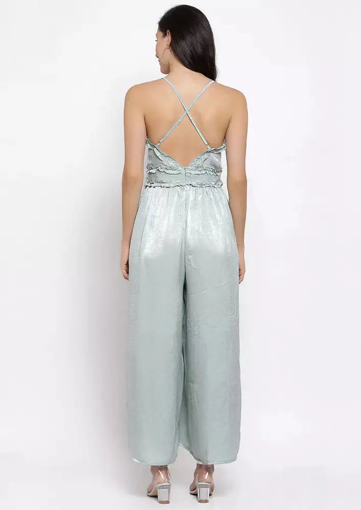 Wide Leg Casual Jumpsuit IKI CHIC Private Ltd