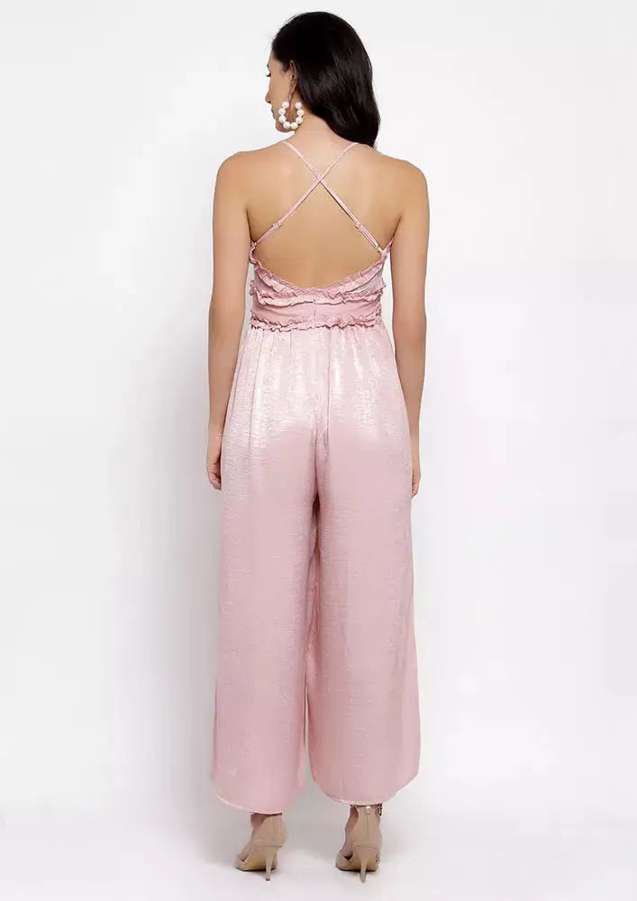 Wide Leg Casual Jumpsuit IKI CHIC Private Ltd