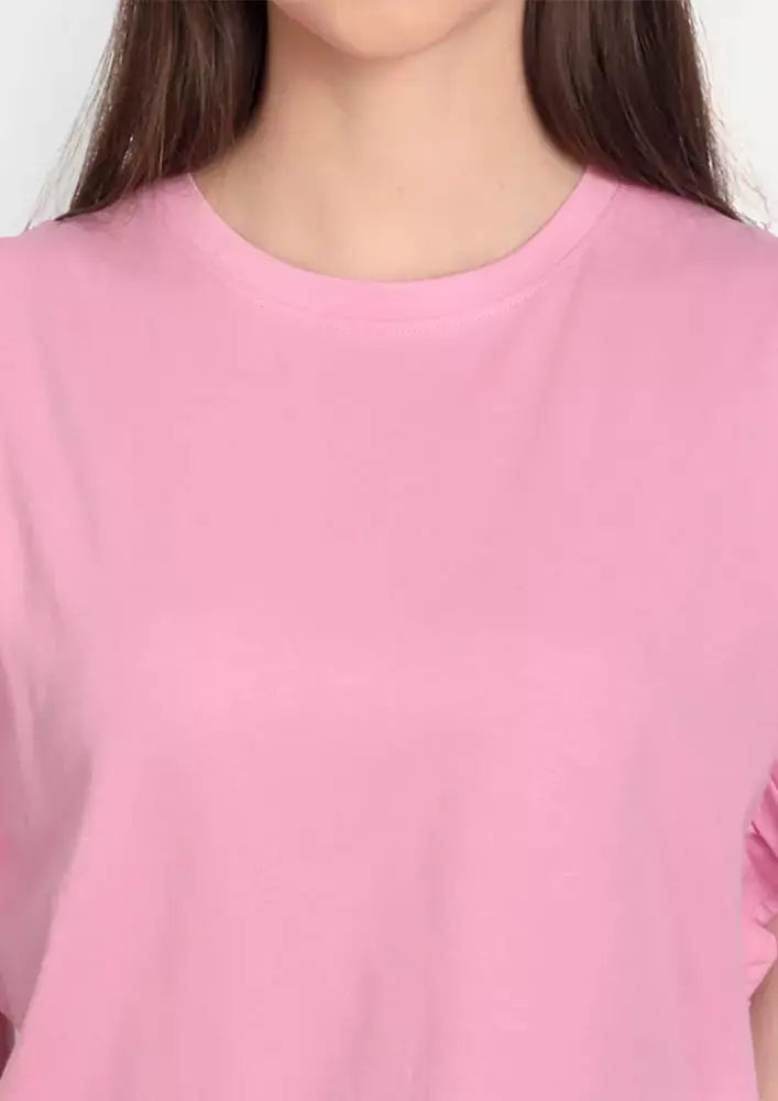 Pink Ruffle Cap Sleeve Top IKI CHIC Private Ltd