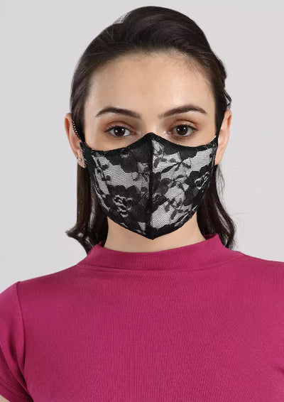 Cute Reusable Lace Face Masks