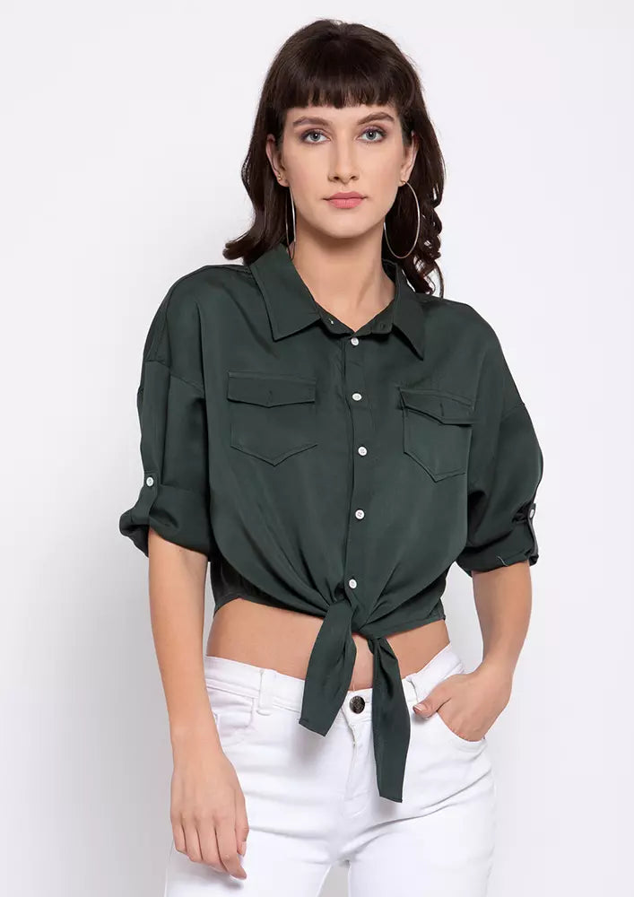 Knotted Full Sleeve Shirt