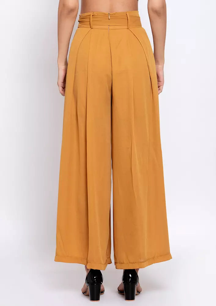 Retro Style Broad Leg Pants IKI CHIC Private Ltd