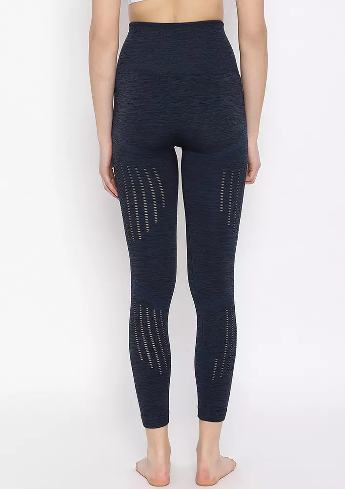 Seamless High waisted Workout Leggings With Cutout