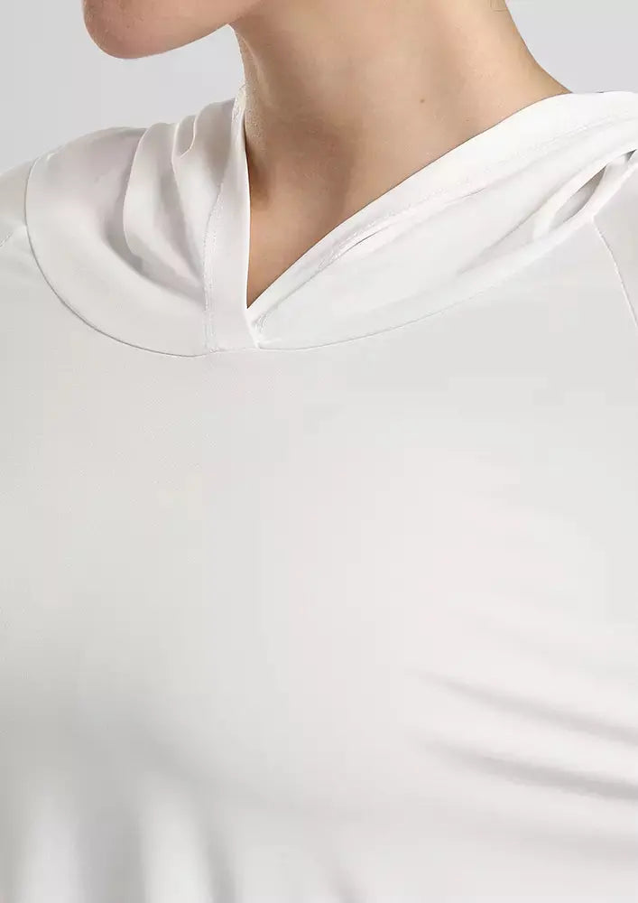 GYM HOODIE TOP WITH SIDE SPLIT IKI CHIC Private Ltd