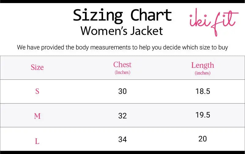 Full Sleeves Quick Dry Sports Jacket IKI CHIC Private Ltd