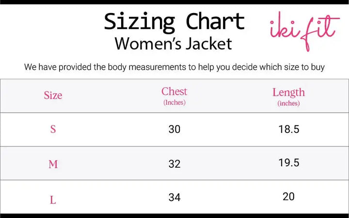 Full Sleeves Quick Dry Sports Jacket IKI CHIC Private Ltd