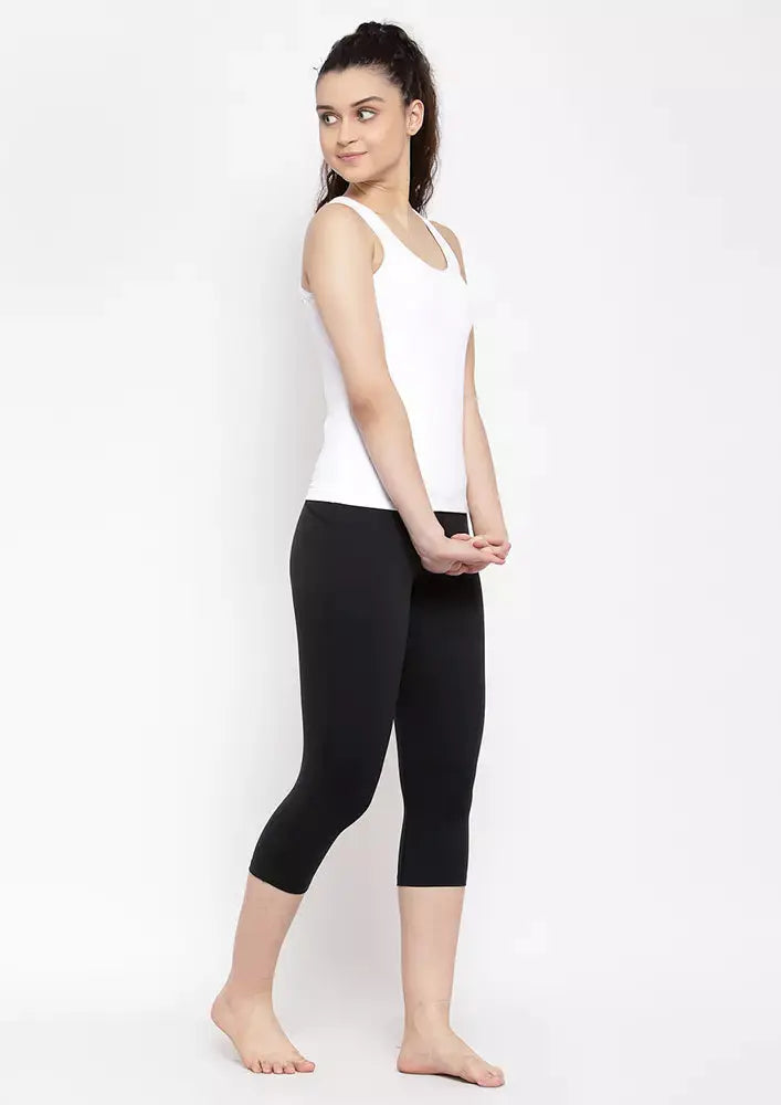 CRISS CROSS TANK TOP & LEGGINGS GYM SET IKI CHIC Private Ltd