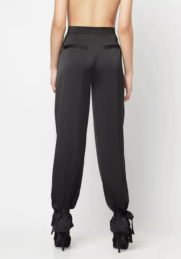 High Waist Casual Trousers IKI CHIC Private Ltd