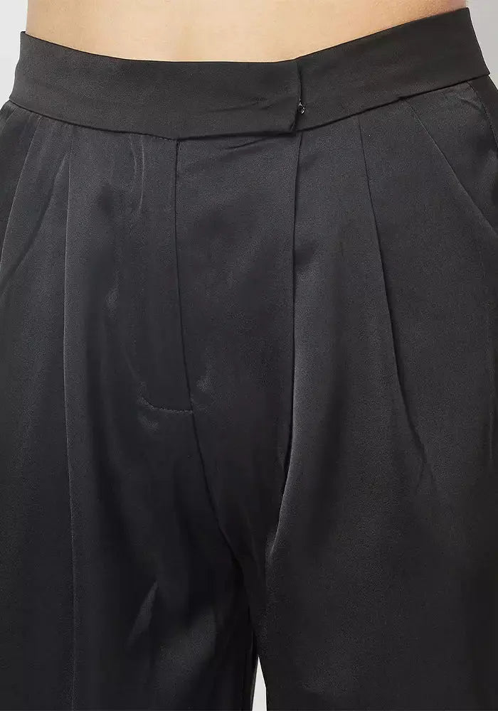 High Waist Casual Trousers IKI CHIC Private Ltd