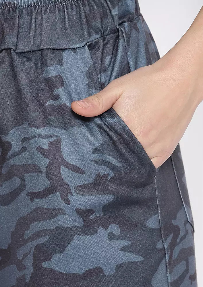 Camouflage Pocket Detail Lounge Pant