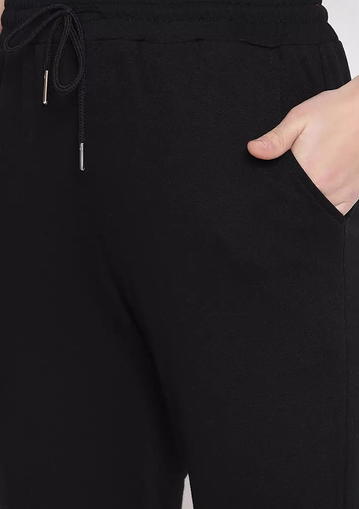 Elasticated Waist Joggers With Drawstrings