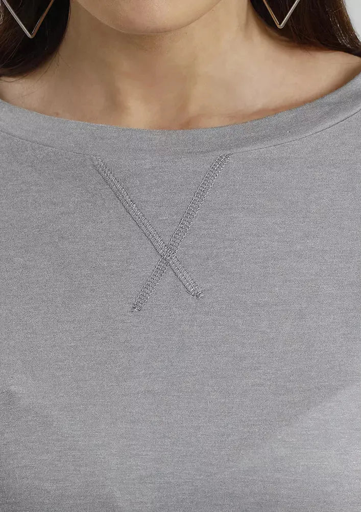 Raglon Sleeve Top And Pant Loungewear Set IKI CHIC Private Ltd