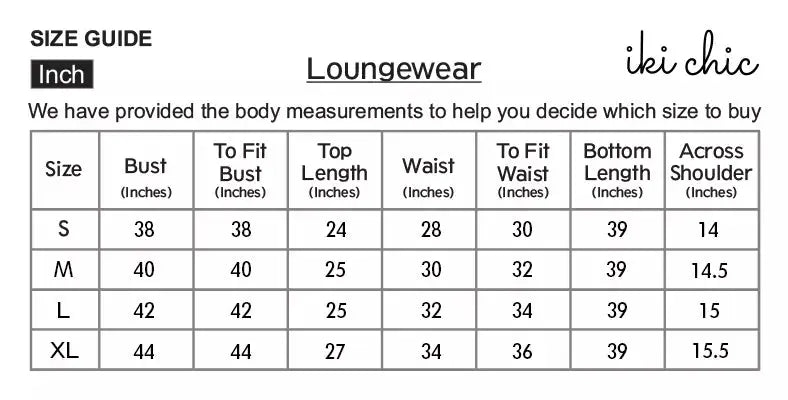 Raglon Sleeve Top And Pant Loungewear Set IKI CHIC Private Ltd