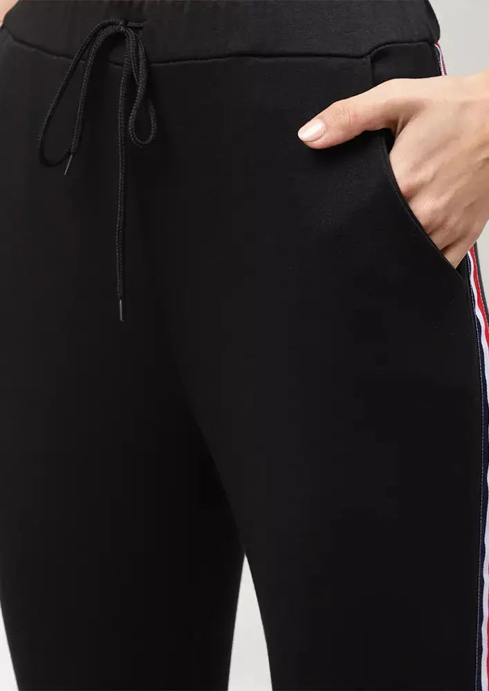 Side Striped Sweatshirt With Pyjama Set IKI CHIC Private Ltd