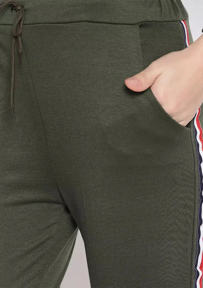 Side Striped Sweatshirt With Pyjama Set IKI CHIC Private Ltd