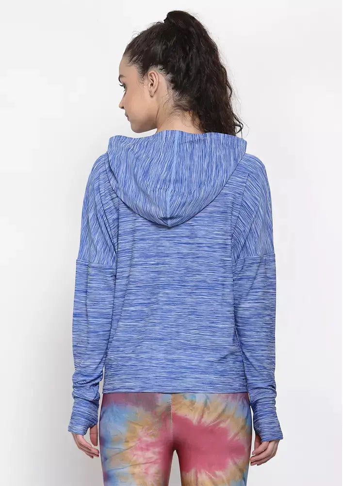 ZIP UP HOODIE JACKET WITH THUMB HOLE IKI CHIC Private Ltd