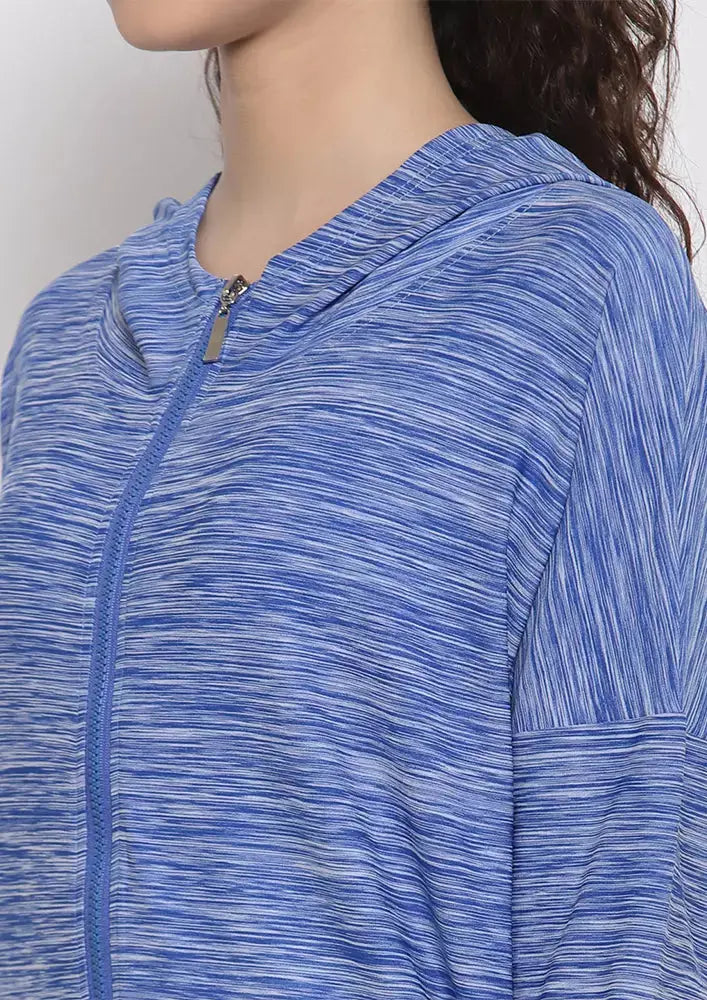 ZIP UP HOODIE JACKET WITH THUMB HOLE IKI CHIC Private Ltd