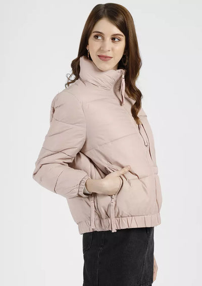 Soft Puffer Jacket With Multiple Pocket