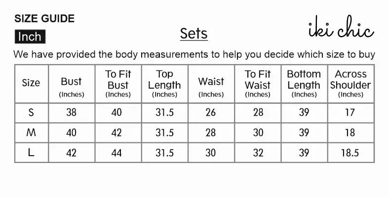 Brown Knitted Three Piece Lounge Set IKI CHIC Private Ltd